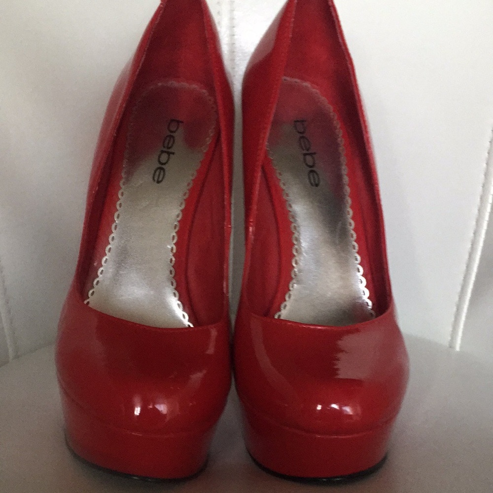 Bebe Red Pumps - image 6